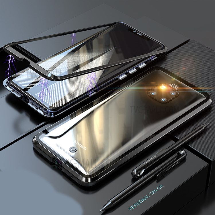 Case Huawei Mate 20 Pro / Pre-order * เคสกรอบโลหะแม่เหล็กถอดออกได้ + กระจกนิรภัยป้องกันปกหลัง *
