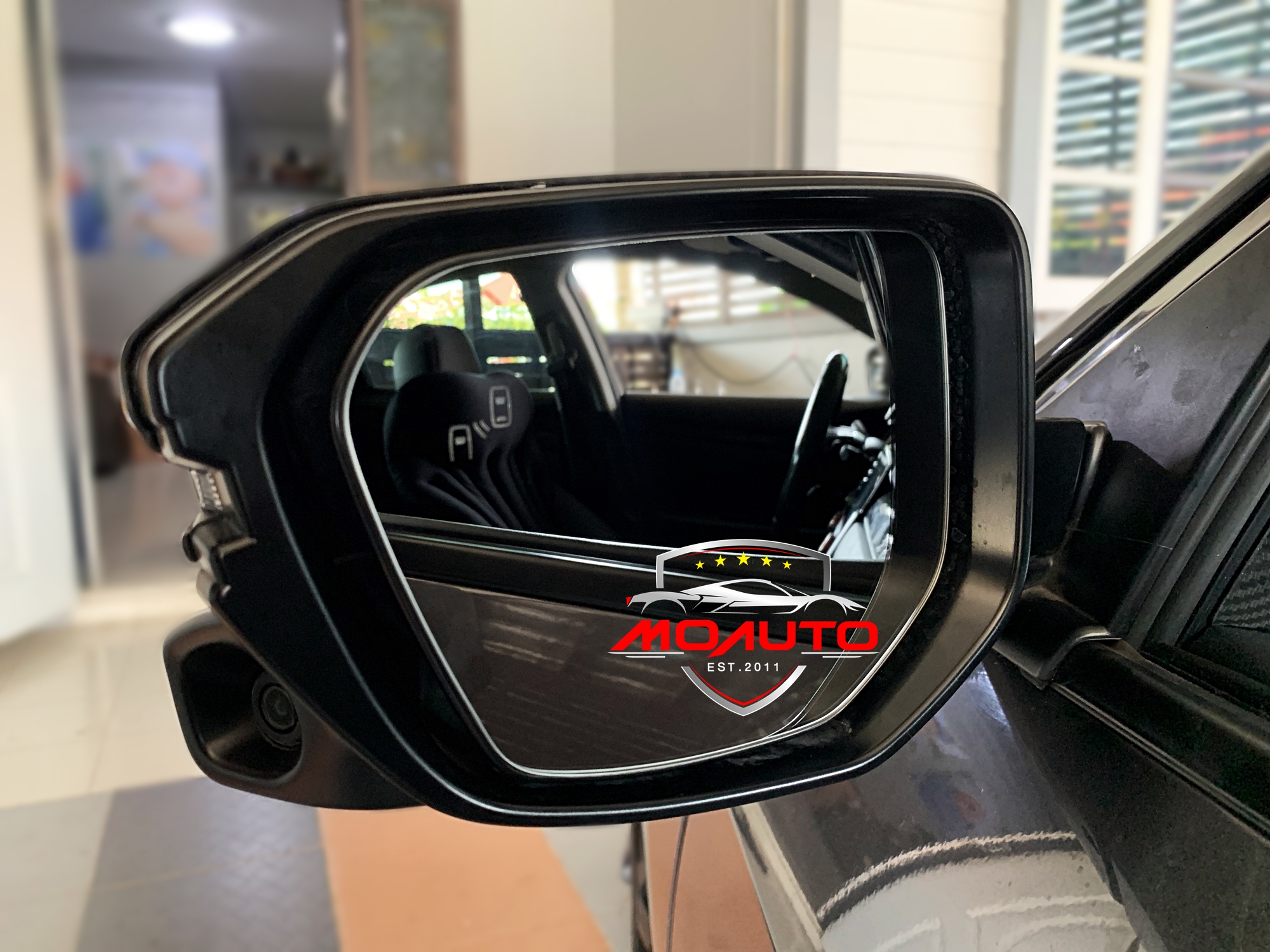 ชุดกระจกช่วยเตือนมุมอับสายตา V1 (Blind Spot Monitor) CIVIC FC / FK