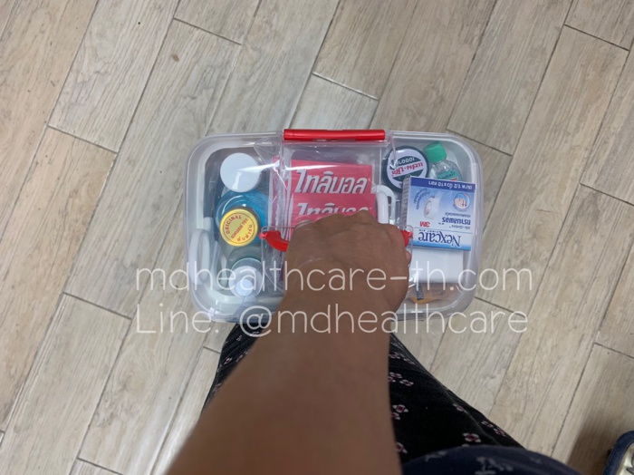 กล่องใส่ยา M ขนาด 24*15*15cm. จำนวน1ใบ