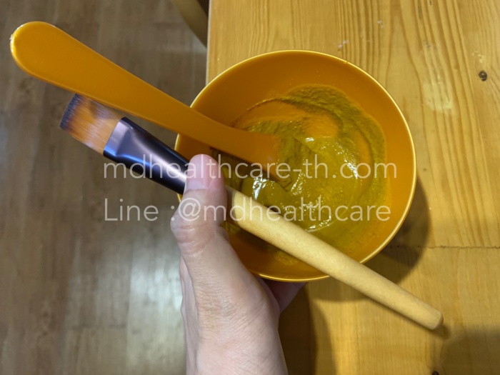 แปรงมาร์คหน้า - ขนาดกลาง M 17.5cm.***ขนแปรงพิเศษ อ่อนนุ่ม เกรดพรีเมี่ยมA