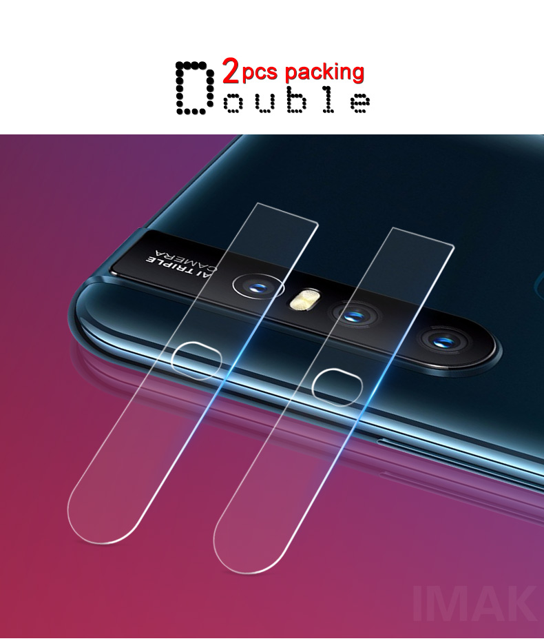 กระจกนิรภัยเลนส์กล้องหลัง Vivo S1 / Pre-Order * IMAK 2 ชิ้น / แพ็ค HD ตัวป้องกันเลนส์กล้องโปร่งใส *