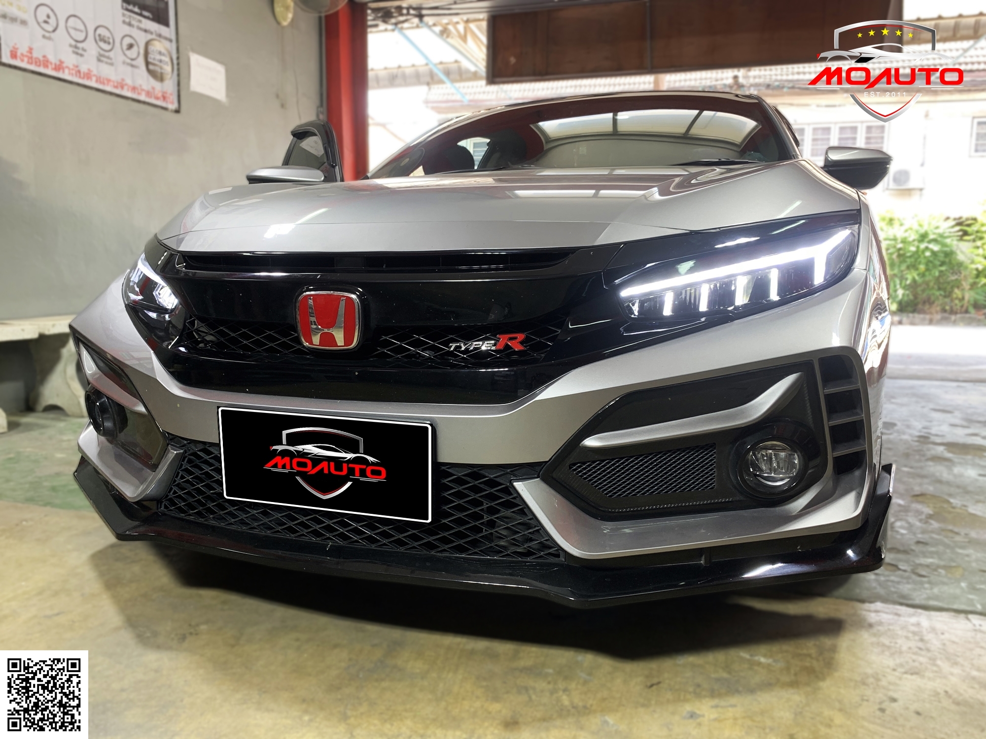 โคมไฟหน้า LED ทรง Audi Style CIVIC FC / FK 2016-2021