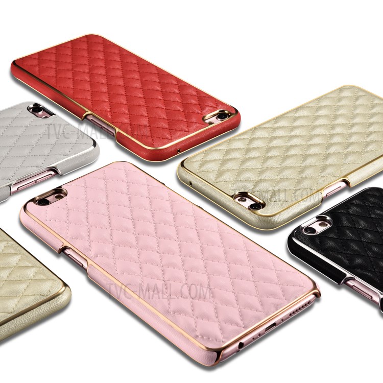 Case OPPO R9s / Pre-order * XOOMZ รูปแบบเส้นตาราง เคลือด้วยหนัง PU ชั้นยอด *