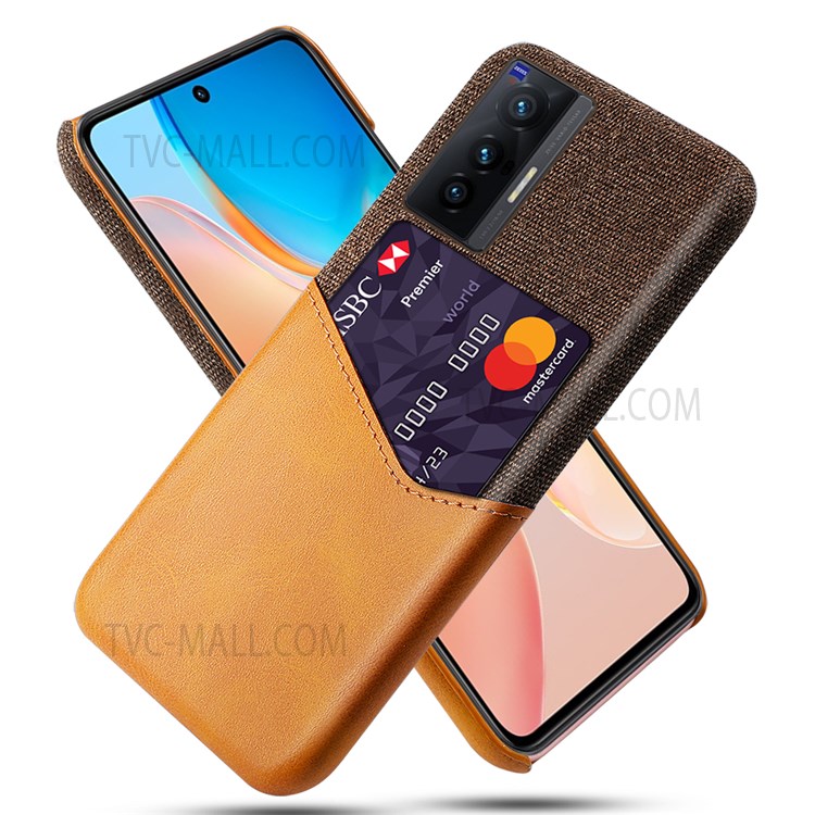 Case Vivo X70 # Pre-orde * KSQ ทำจากผ้า หนัง PU และวัสดุ PC ด้วยฝีมือดี *