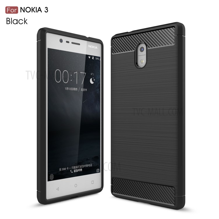 Case Nokia 3 / Pre-order * เคส TPU คาร์บอนไฟเบอร์ *