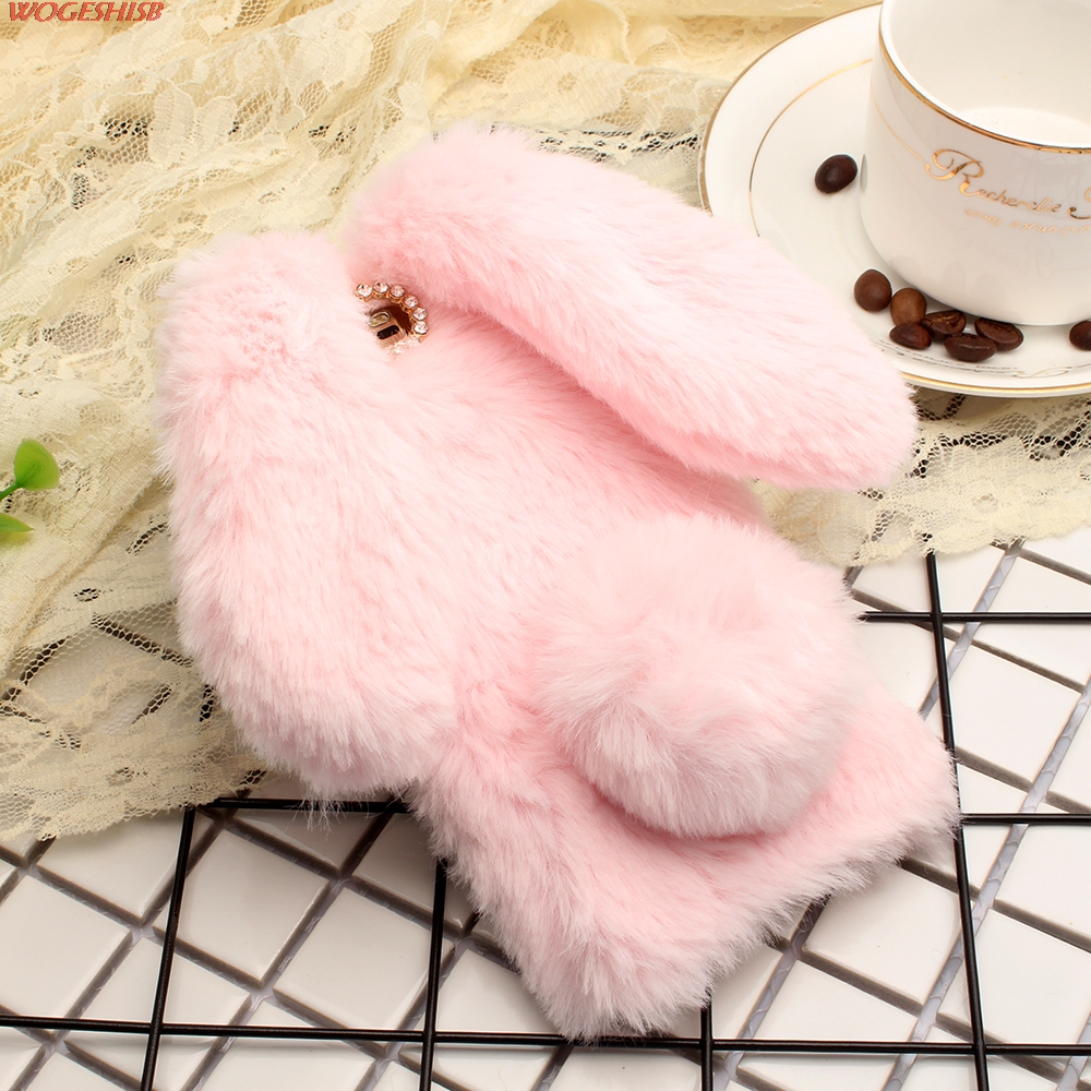 Case Huawei GR5 / Pre-order * เคสขนนุ่มน่าสัมผัสเคลือบ Rhinestone TPU *