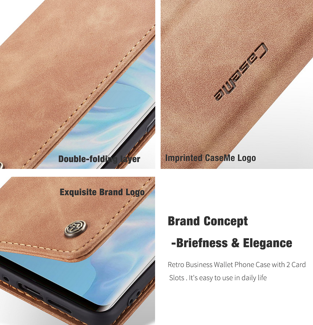 Case Huawei P30 Pro / Pre-Order * CASEME 013 Series Retro PU Leather Wallet Case มือถือพร้อมขาตั้ง *