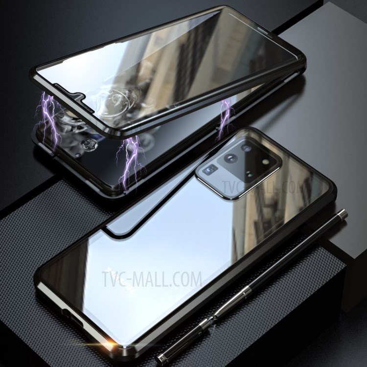 Case Samsung Galaxy S20 Ultra 5G / Pre-order * LUPHIE แม่เหล็กติดตั้งกรอบโลหะ + กระจกนิรภัยด้านหน้า + ด้านหลัง *
