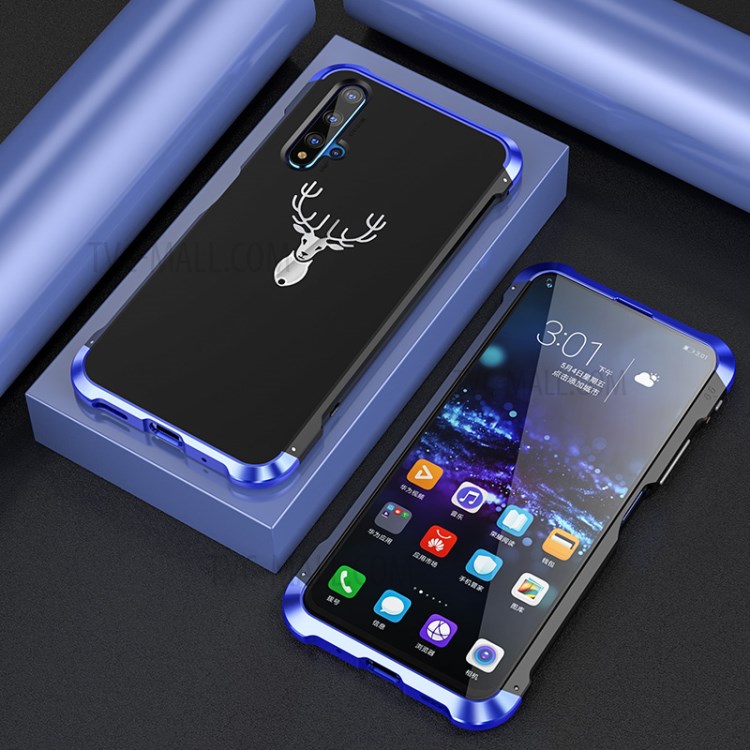 Case Huawei Nova 5T / Pre-order * เคสกันกระแทกกรอบโลหะ + ฝาครอบ + หัวเข็มขัด *