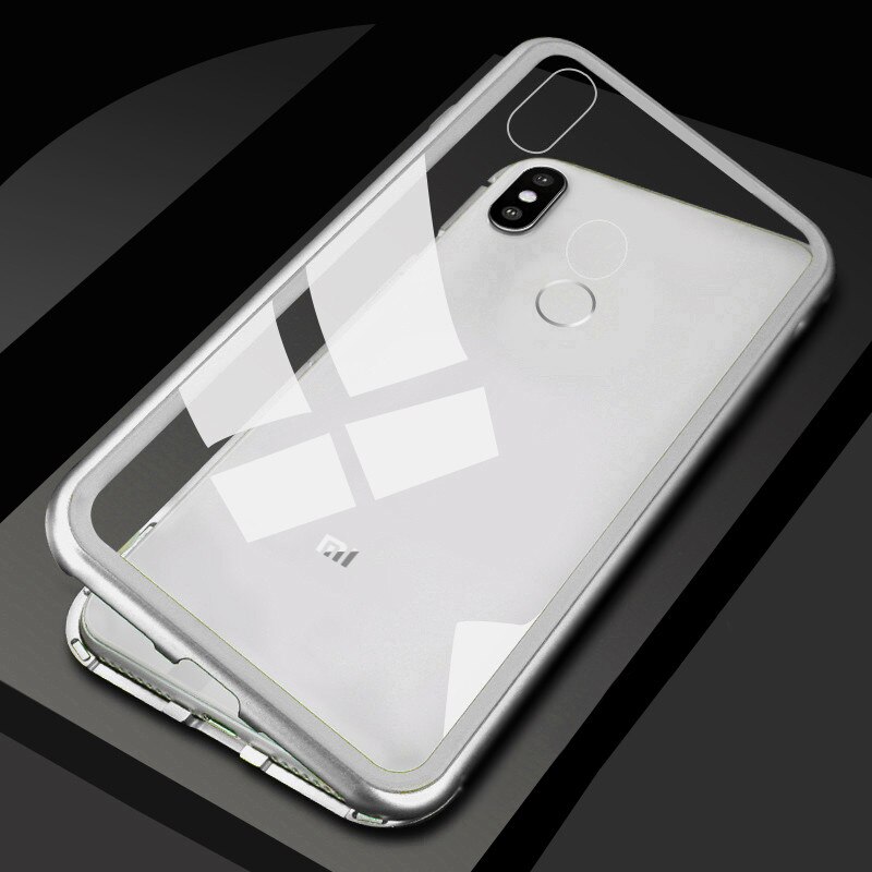 Case Xiaomi Pocophone F1 / พรีออเดอร์ * เคสกรอบโลหะแม่เหล็ก + ฝาหลังโทรศัพท์กระจกนิรภัย *