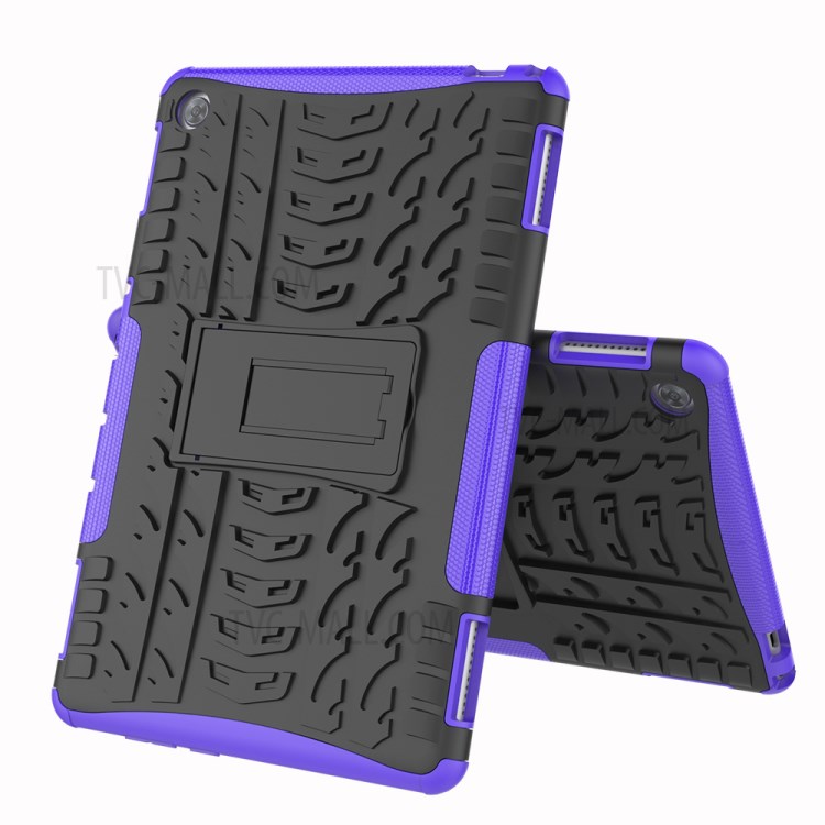 Case Huawei MediaPad M5 Lite 10' / Pre-order * รูปแบบยางเท่ด้วยการออกแบบเว้า - นูน PC + soft TPU = การป้องกันสองชั้น *