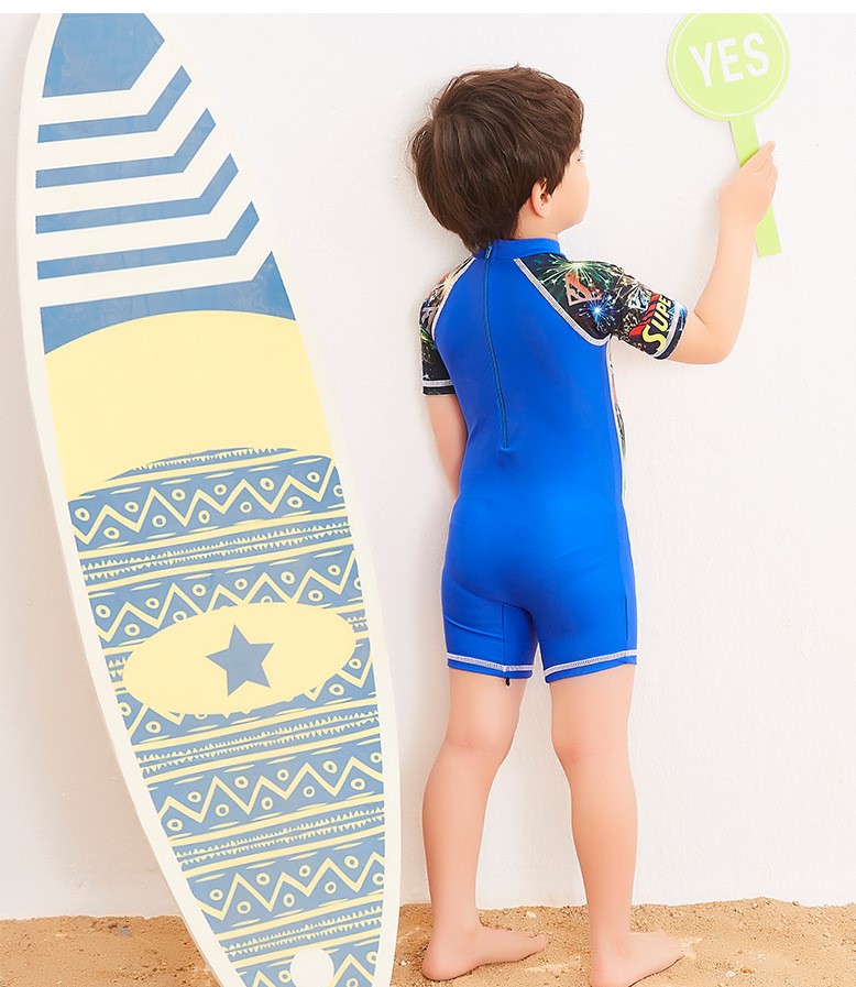 ชุดว่ายน้ำ ซุปเปอร์แมน ไซส์ XL-4XL-5XL