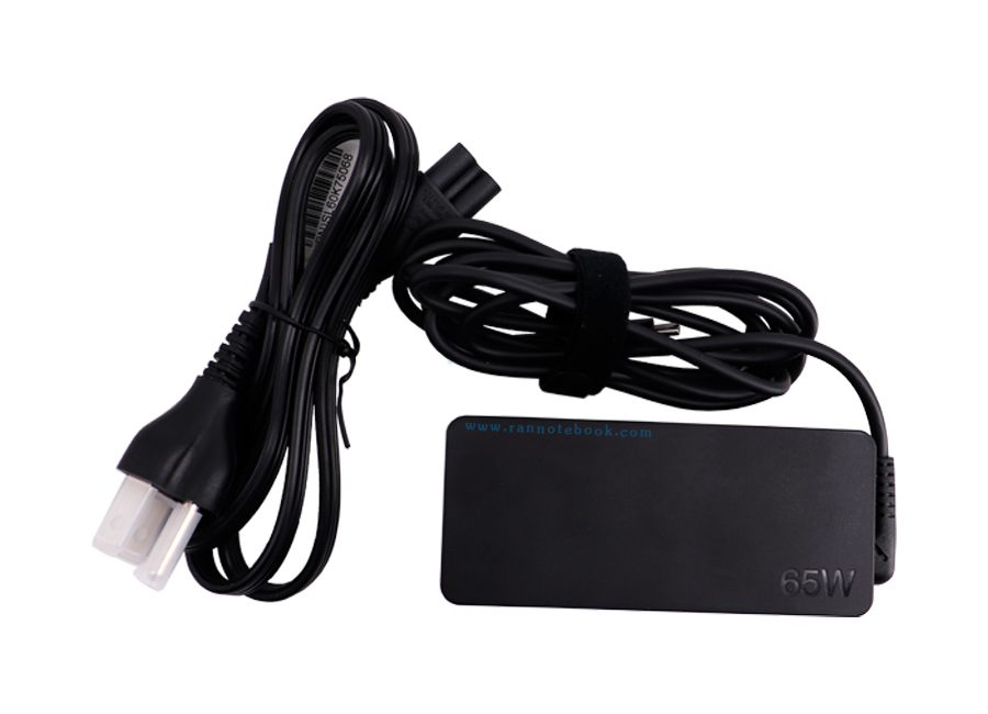 Adapter Lenovo X1 Carbon T480s X280 S730 65W USB Type C สายชาร์จโน๊ตบุ๊ค Lenovo X1 T480s X280 S730 แท้ ตรงรุ่น ประกัน ศูนย์ Lenovo ลด ราคา พิเศษ