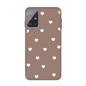 Case Samsung Galaxy A51 / Pre-order * เคสหัวใจรักเล็กลายพิมพ์ Matte TPU Back *