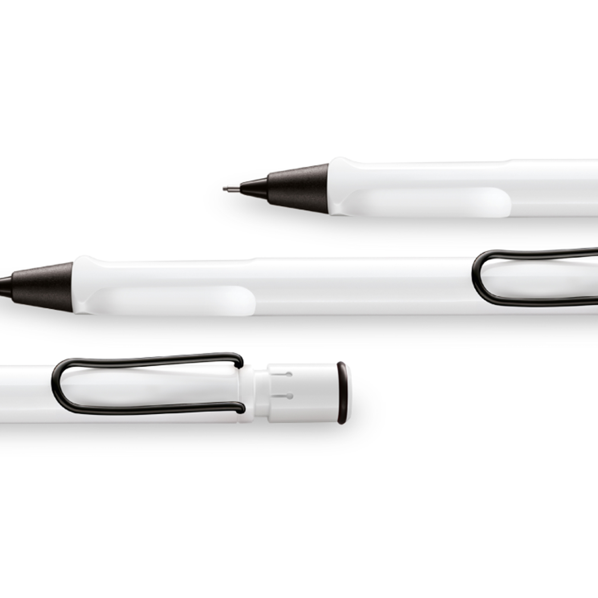 LAMY safari retro white & black pencil