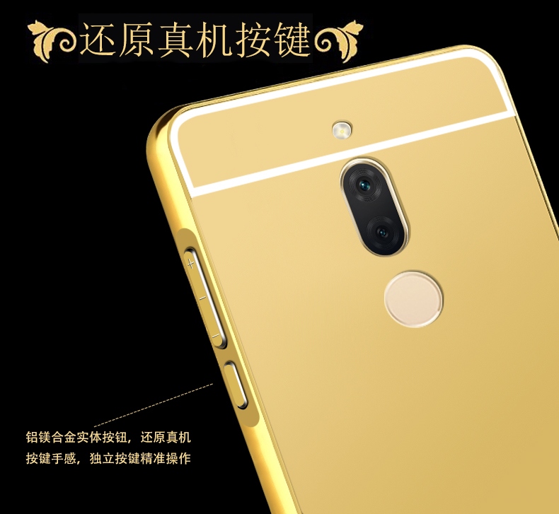 Case Huawei nova 2i / Pre-order * เคส Bumper Slide 2 in 1โลหะกันชน+แผ่นหลังเงากระจก *