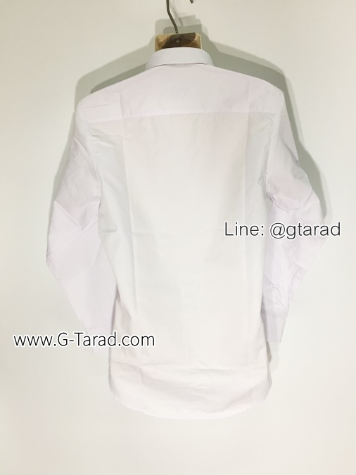 Fokus No.111/0 เสื้อเชิ๊ตแขนยาวสีขาว ทรงเข้ารูป