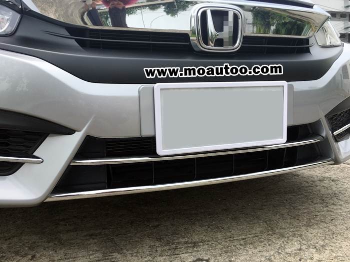 คิ้วกระจังหน้าล่างโครเมียม CIVIC FC