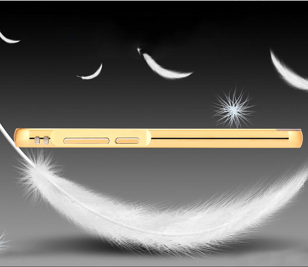 Case Huawei Y7 2017 / Pre-order * Bumpers 2in1 แกร่งกันชนโลหะ + พลาสติกแผ่นหลังเงาเหมือนกระจก *