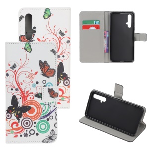 Case Huawei Nova 5T / Pre-order * เคสรูปแบบการพิมพ์หนังกระเป๋าสตางค์ *