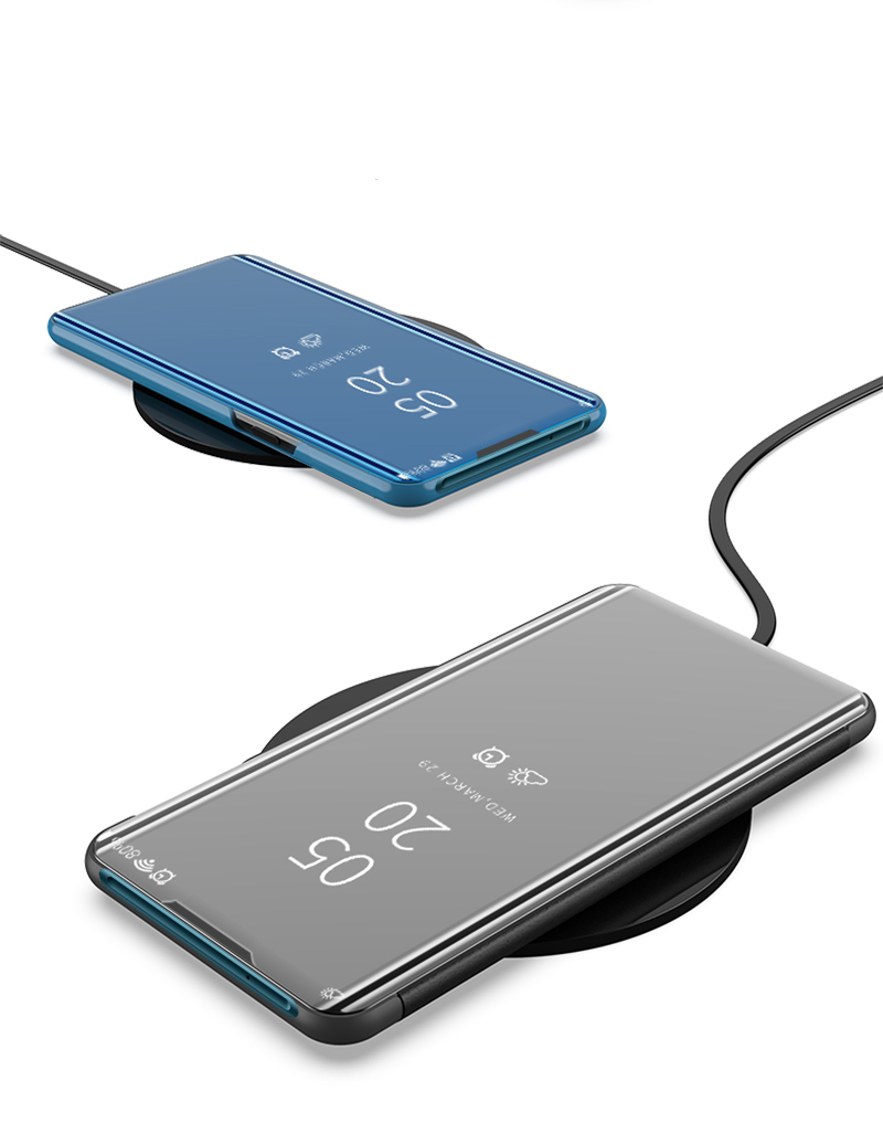 Case OPPO Reno 2 / พรีออเดอร์ * เคสปกกระจกผิวดูหน้าต่างซองหนัง ทำจากวัสดุหนัง PC + PU *