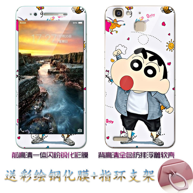 Case Huawei GR3 / Pre-orde * เคส TPU ลายการ์ตูนน่ารักๆ + กระจกนิรภัย *