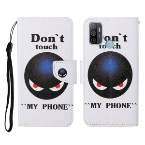 Case OPPO A53 (2020) # Pre-Order * เคสพิมพ์ลายหนัง PU เคสคลุมโทรศัพท์แบบเต็มรูปแบบพร้อมขาตั้ง *