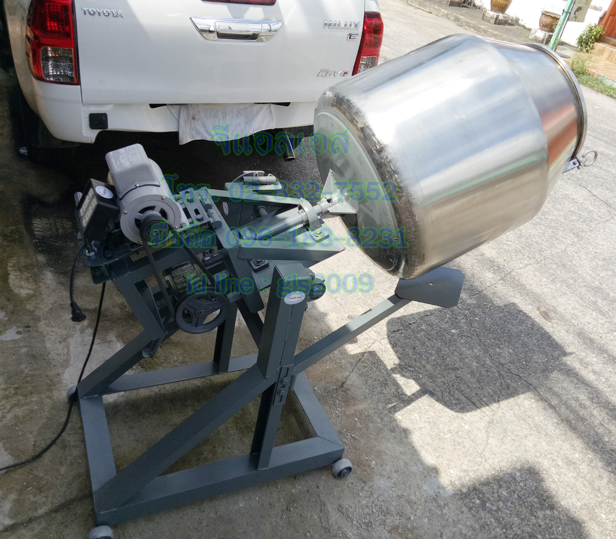 เครื่องคั่วพริก7-10กิโลกรัม ขนาด25X28นิ้ว