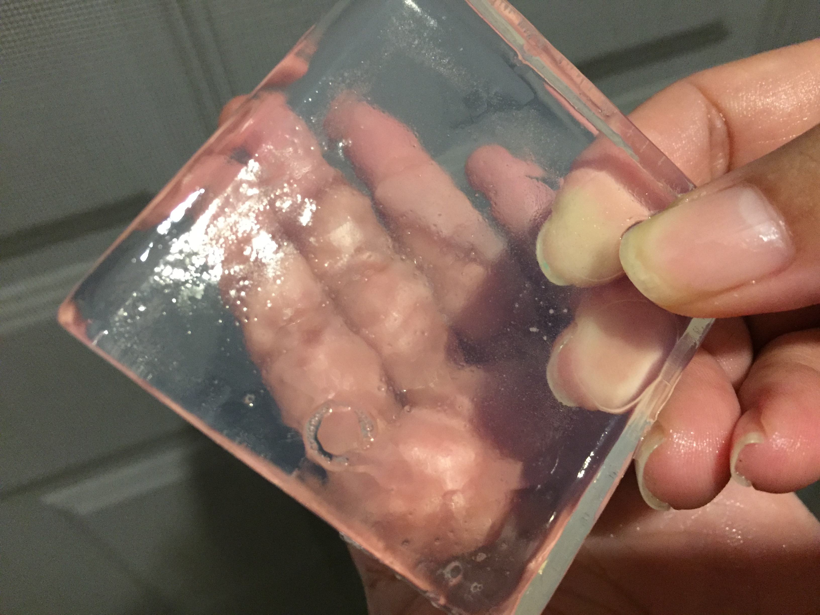เบสสบู่ transparent แบบเกร็ด ฟองเยอะ 1kg