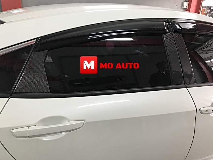 เสาประตู คาร์บอนผ้าแท้ CIVIC FC