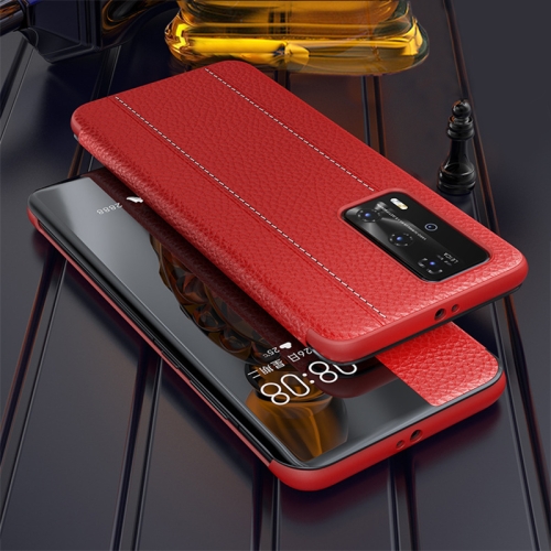 Case Huawei P40 Pro+ / Pre-order * เคสหนังวัวแท้สมาร์ท Shckproof แนวนอน *