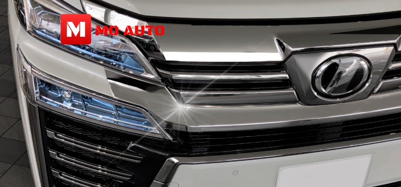 คิ้วกันชนหน้าด้านบน VELLFIRE MC