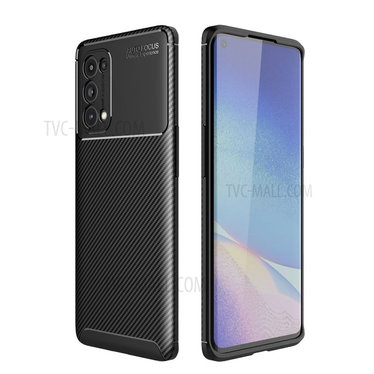 Case OPPO Reno5 Pro / Reno5 Pro 5G # Pre-Order * เคสโทรศัพท์ TPU เนื้อคาร์บอนไฟเบอร์กันกระแทก *