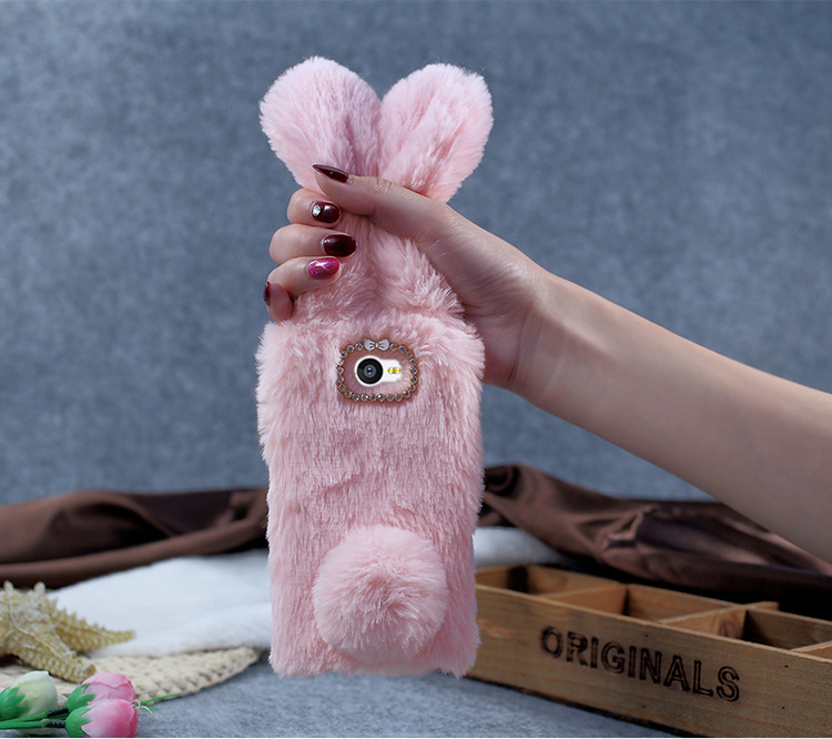 Case Huawei Y5ii / Pre-order * ตุ๊กตากระต่ายรูปขนสัตว์ TPU *