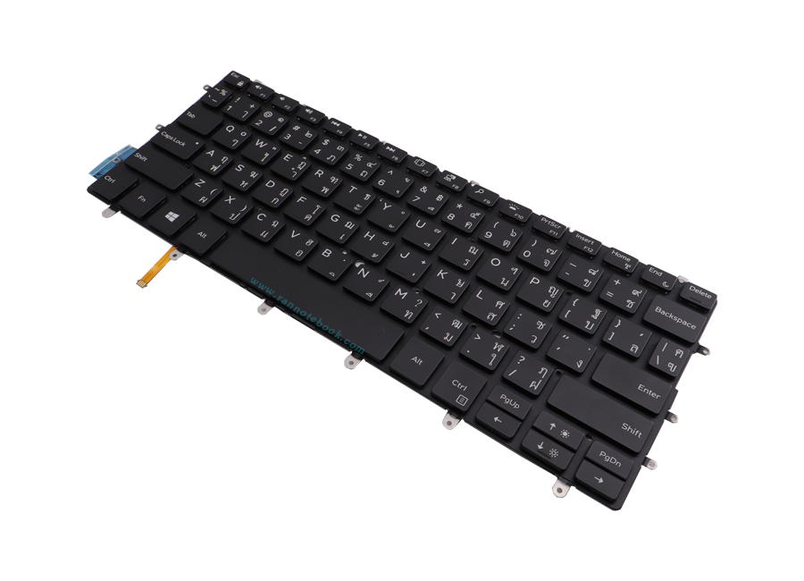 Keyboard Notebook Dell XPS 9380 มีBacklit แท้ประกันศูนย์ Dell
