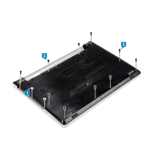 ฝาล่าง Dell Vostro 3468 บอดี้ ล่าง Dell 3468 base cover Dell 3468 แท้ ตรงรุ่น จาก ศูนย์ Dell Thailand ลด ราคา พิเศษ