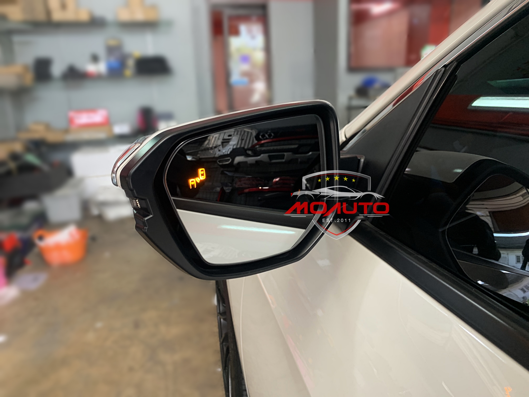 ชุดกระจกช่วยเตือนมุมอับสายตา V1 (Blind Spot Monitor) CIVIC FC / FK