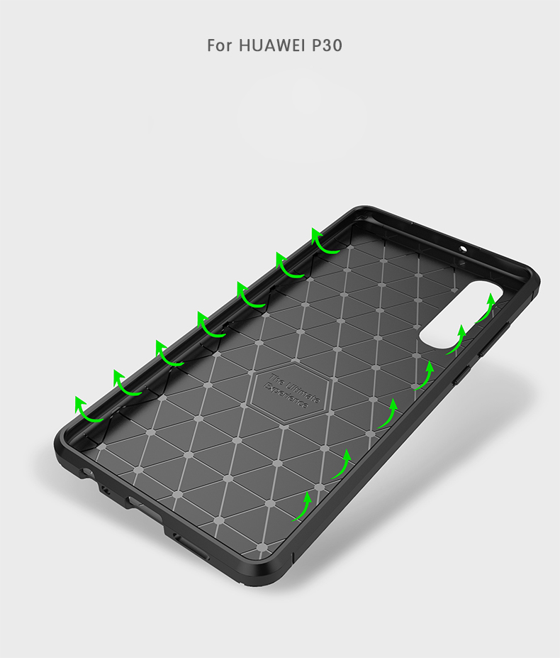 Case Huawei P30 # Pre-Order * เคสคาร์บอนไฟเบอร์ ส่วนด้านในออกแบบระบายความร้อน *