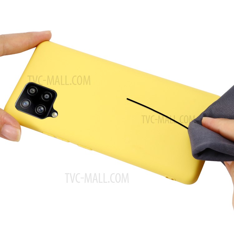 Case Samsung Galaxy A42 5G / Pre-Order * เคสซิลิโคนเหลวเคสโทรศัพท์แบบนิ่มพร้อมสายคล้องมือ *