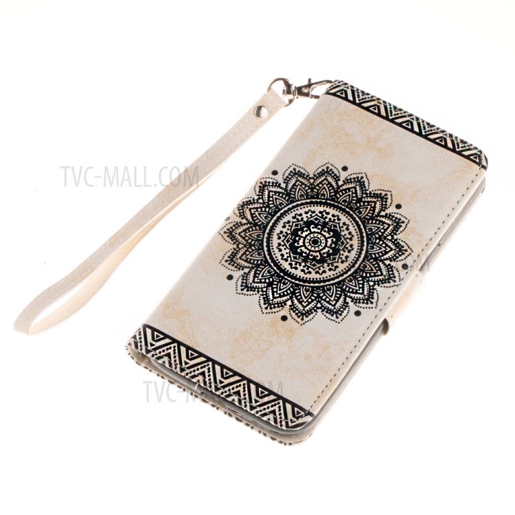 Case Huawei Mate 9 / Pre-order * ผิวนูนดอกไม้ Mandala กับเชือกเส้นเล็ก *