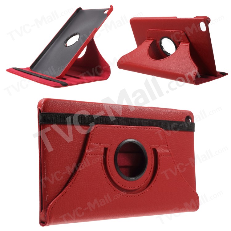 Case Huawei MediaPad M2 8.0 / Pre-order * เคสผิวลิ้นจี่ 360 องศาการหมุน *