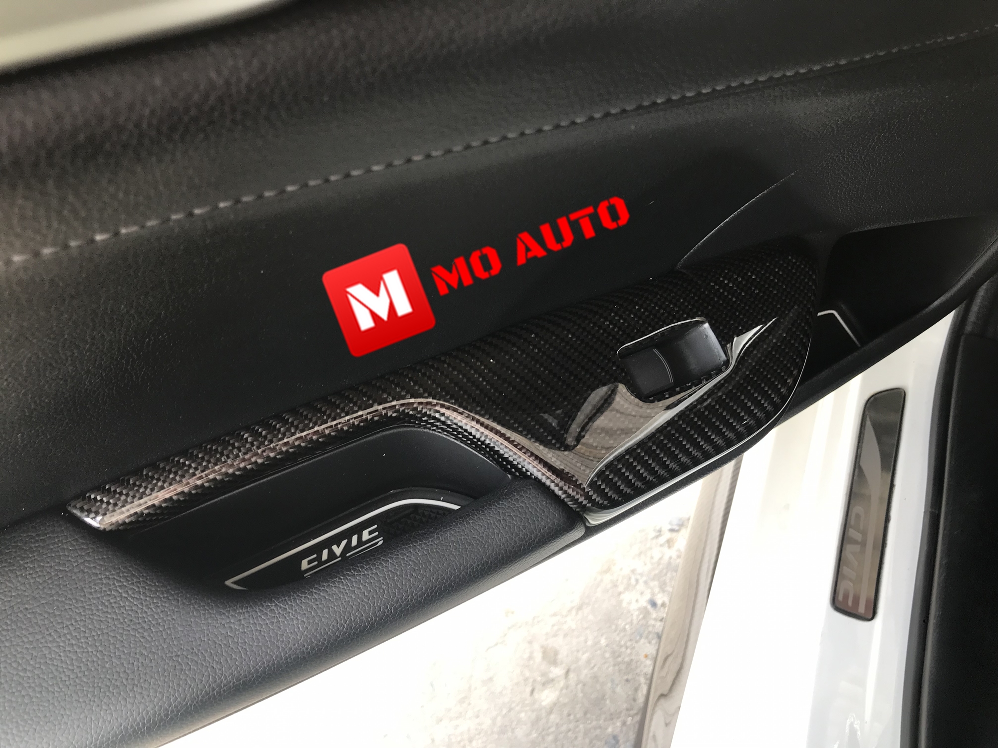 ครอบแผงสวิทช์กระจก Carbon แท้ CIVIC FC / FK 2016-2021