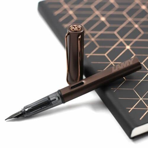 LAMY Lx Marron Fountain Pen Limited Edition 2016 & Notebook Gift Set
