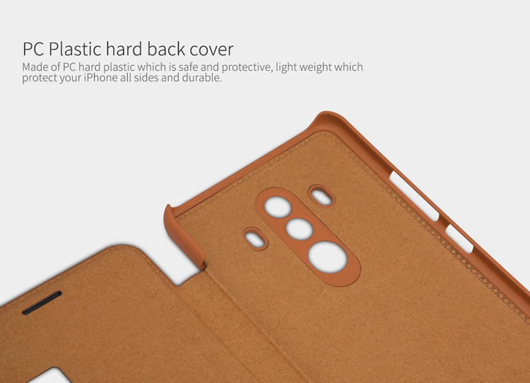 Case Huawei Mate 10 Pro / Pre-order * NILLKIN Qin Series ใช้หนังแท้ที่เหนือกว่า *