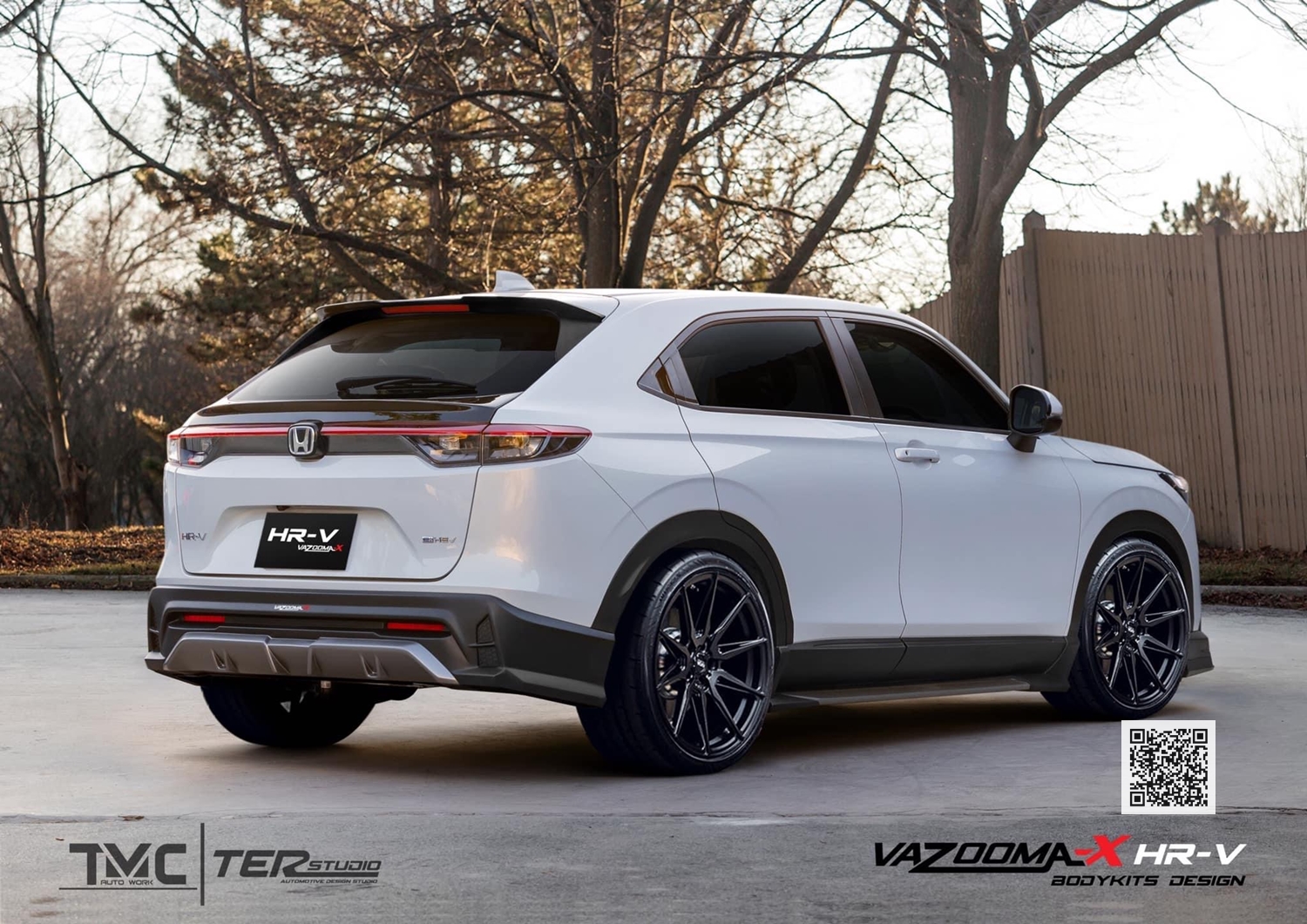 ชุดแต่งสเกิร์ตรอบคัน New HR-V 2022 ทรง 𝙑𝙖𝙯𝙤𝙤𝙢𝙖-𝙓