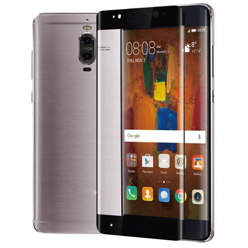 ฟิล์มนิรภัยเคลือบแข็ง Huawei Mate 9 Porsche Design / Pre-Order * 3 D สมบูรณ์โค้งกันรอยหน้าจอแบบ 9 Hคุ้มครอง 100% *