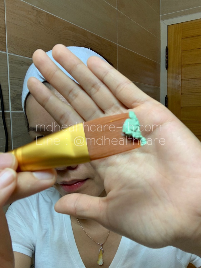 แปรงมาร์คหน้า - ขนาดกลาง M 17.5cm.***งานคัดเกรดสวย ขนแปรงนุ่ม แน่น ไม่บาดผิว เกรดA