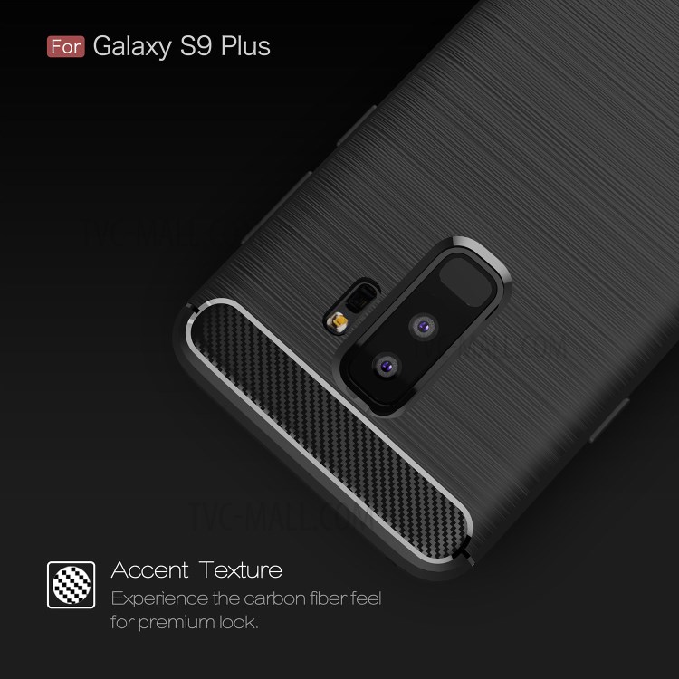 Case Samsung Galaxy S9 Plus # Pre-Order * เคส TPU เจลคาร์บอนไฟเบอร์ ทำจากวัสดุ TPU คุณภาพสูงปลอดสารพิษและทนทาน *