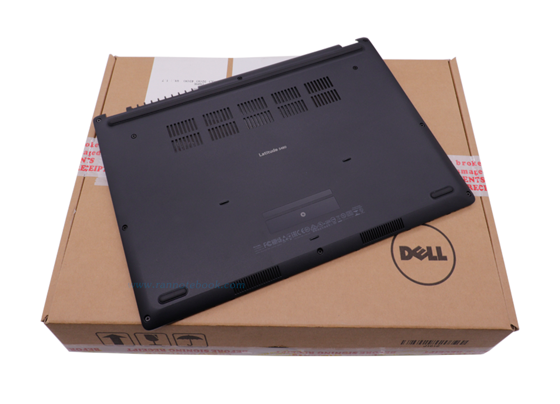 ใหม่ แท้ศูนย์ Dell Latitude 3480 บอดี้ล่าง ฝาล่าง กรอบล่าง Bottom Base บอดี้โน๊ตบุ๊ค