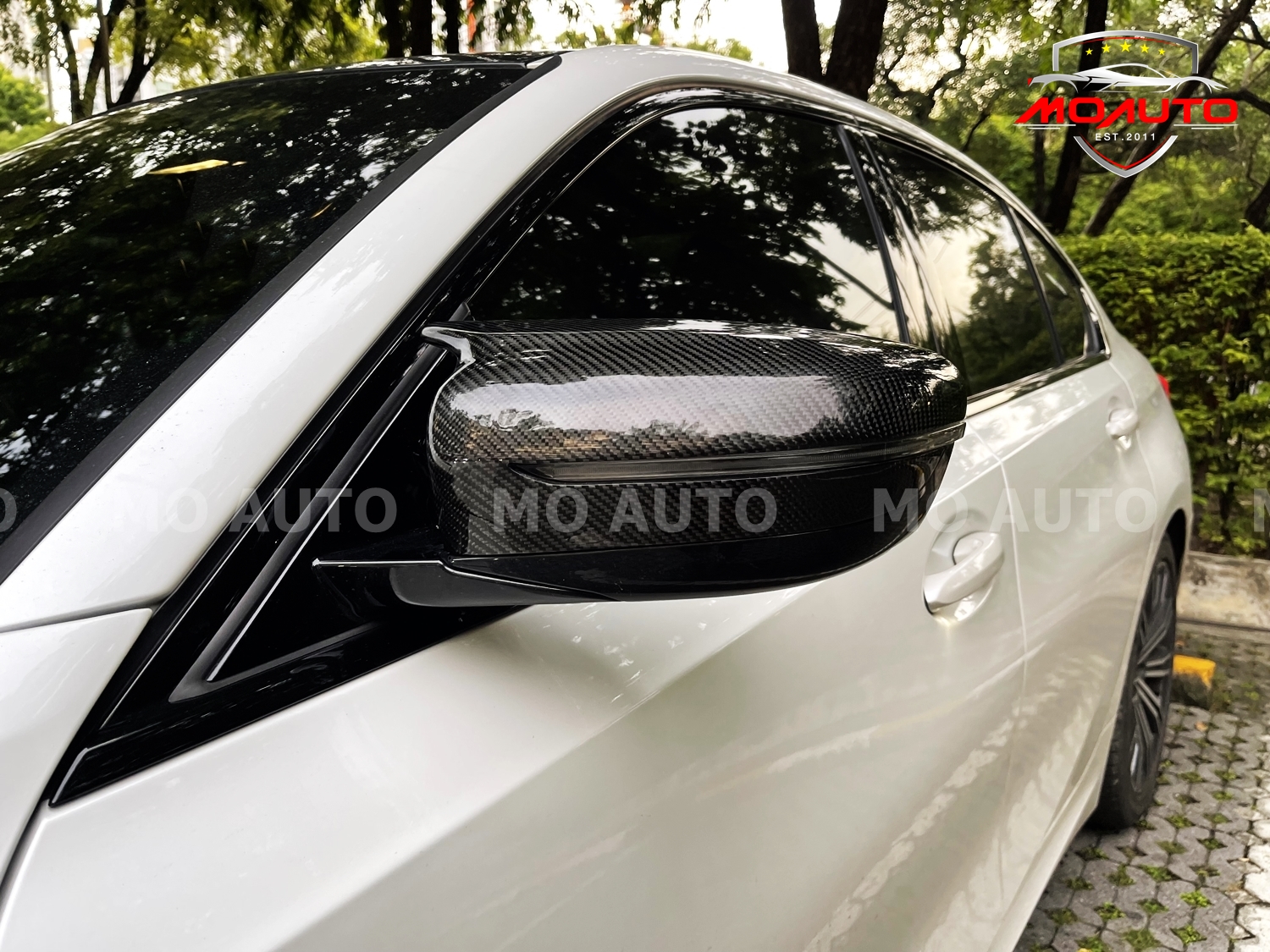 ฝากระจกมองข้างคาร์บอนแท้ ทรง M5 BMW G20